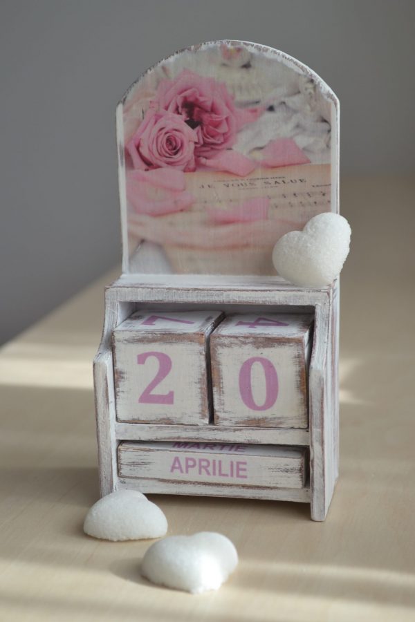 Calendar Handmade - Vintage Rose