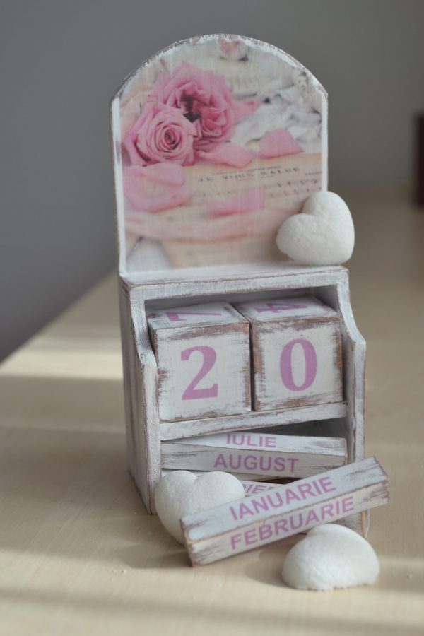 Calendar Handmade - Vintage Rose